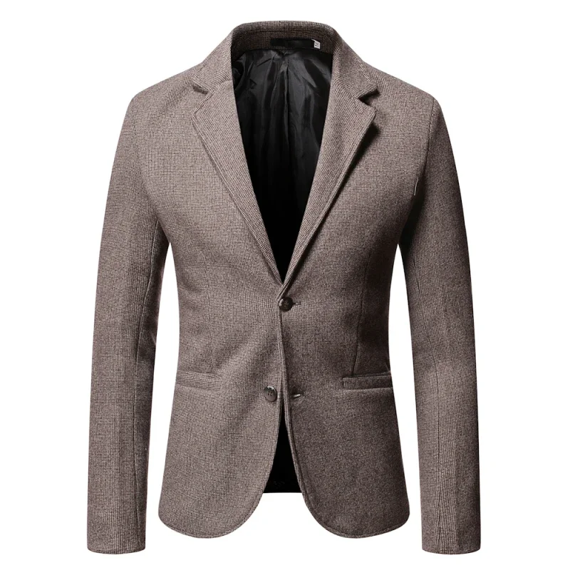 High Quality Plus Size S-5XL Fashion Casual Business Elite Party Work Interview Gentleman Slim Fit Suit Jacket