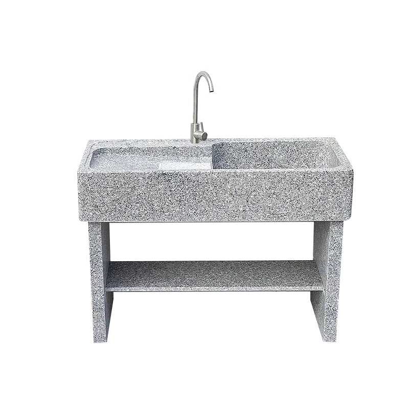 Marble washbasin patio with washboard, laundry sink, basin, granite, whole stone in one