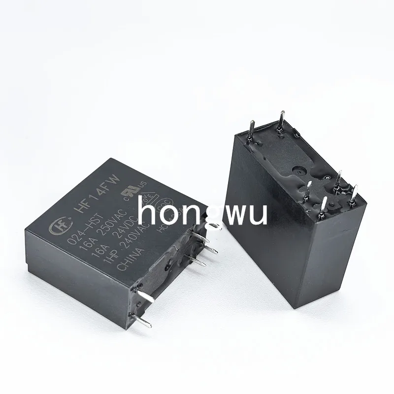 100% Original New 2PCS  HF14FW-024-HST  DC24V  relay  16A  6pins