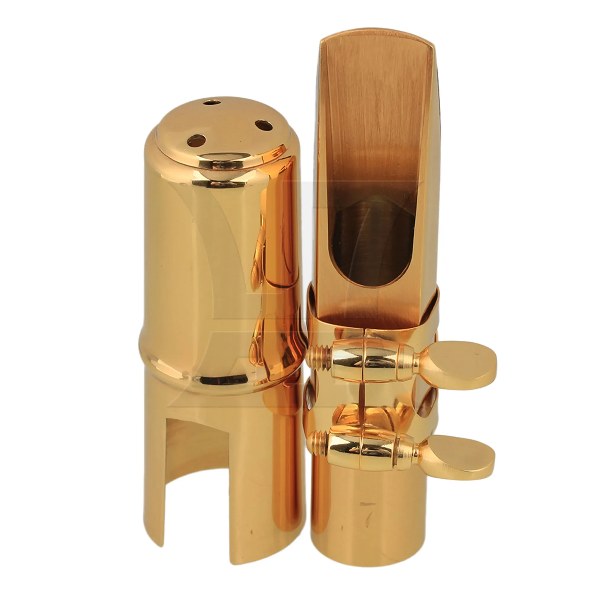 

Yibuy 1pc Brass Tenor B-Saxophone MouthPiece 7# Gold for Tenor B-Saxophone