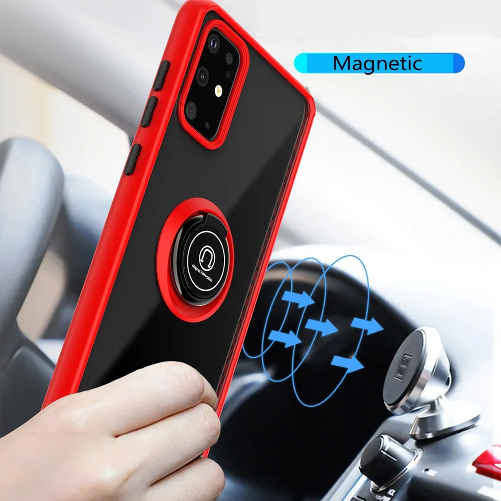 Magnetic Holder Phone Case For Huawei P30 Lite P20 P40 P50 Pro Nova 5T 8i 9 10 Shockproof Cover For Huawei P30 Pro Case Bracket