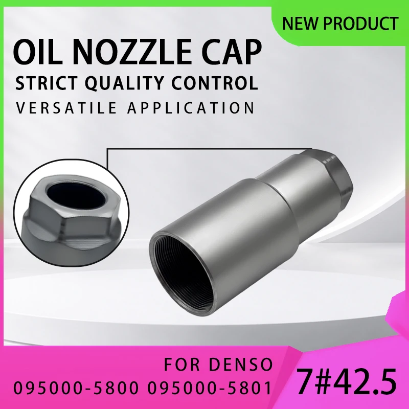 Cup Nut Diesel Common Rail Injection Nozzle Cap 7#41.5mm 7#42mm7# 42.5mm 7#46mm  For Denso Oil Nozzle Components  YH1133