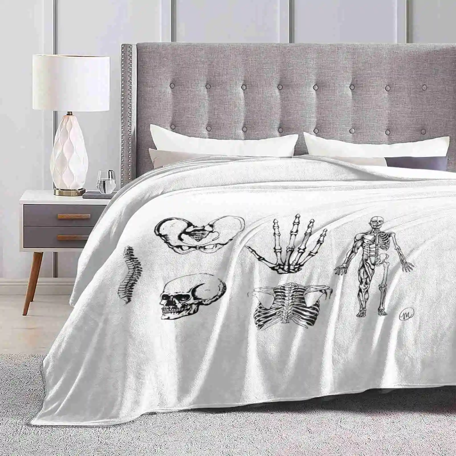 Human Anatomy Illustrations 2 New Arrival Fashion Leisure Warm Flannel Blanket Medical Illustrations Anatomy Illustrations