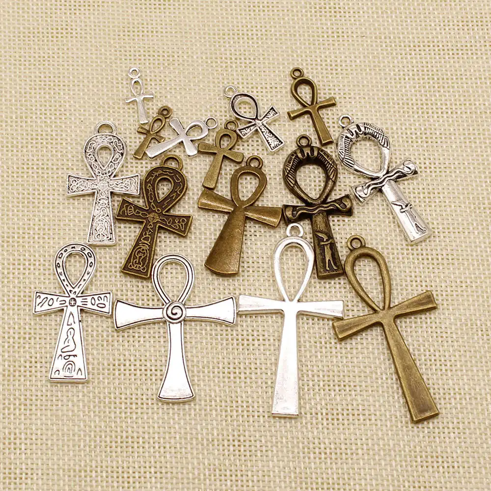 New Ankh Cross Connectors Charms Making Diy Handmade Finding Jewelry