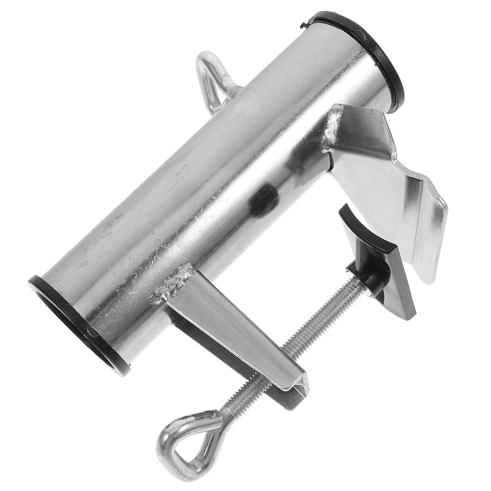 

Umbrella Clip Holder Parasol Stand Beach Camping Iron Bracket Patio Outdoor Table Clamps Fixed Stable Various Size Easy Install