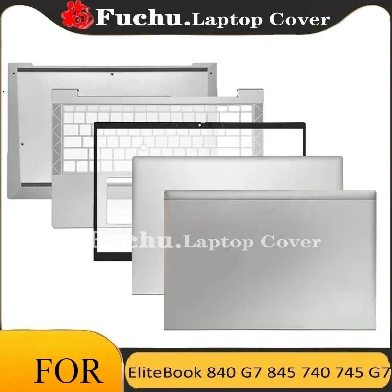 For HP EliteBook 840 845 745 G7 G8 Laptop LCD Back Cover Front Bezel Hinge Palmrest Upper Case Bottom Base Housing Cover