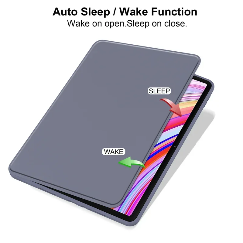 360 Rotation Cover Redmi Pad Pro Case 12.1 inch with Pencil Holder For Xiaomi Pad 8 7 6 5 Pro 11.2 11 Poco Pad 12.1 Tablet Case