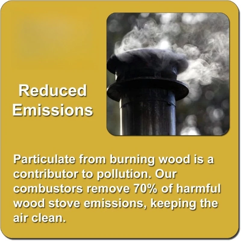 موقد الخشب الاحتراق الحفاز استبدال محفز السيراميك 4 × 10.6 × 2 #4