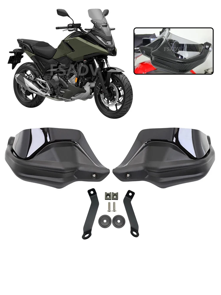 Osłony dłoni motocyklowe do Honda NC750X NC 750 X 750X NC750 DCT 2025, ochraniacze dłoni, osłona przeciwwiatrowa. — 2