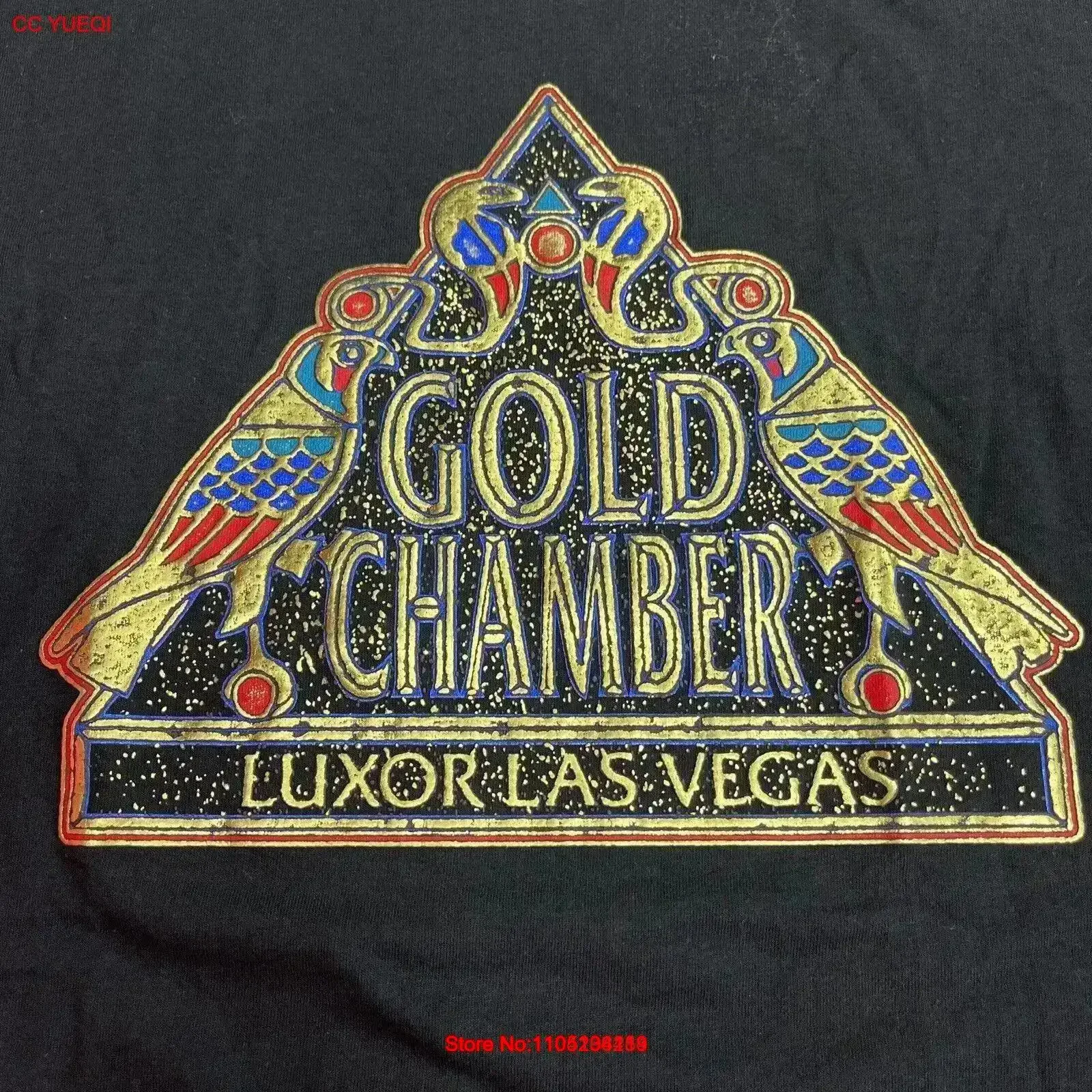Vintage Luxor Gold Chamber Las Vegas Casino T Shirt Sz XL Washed Top For Everyday Wear homme Slightly graphic Soft vintage