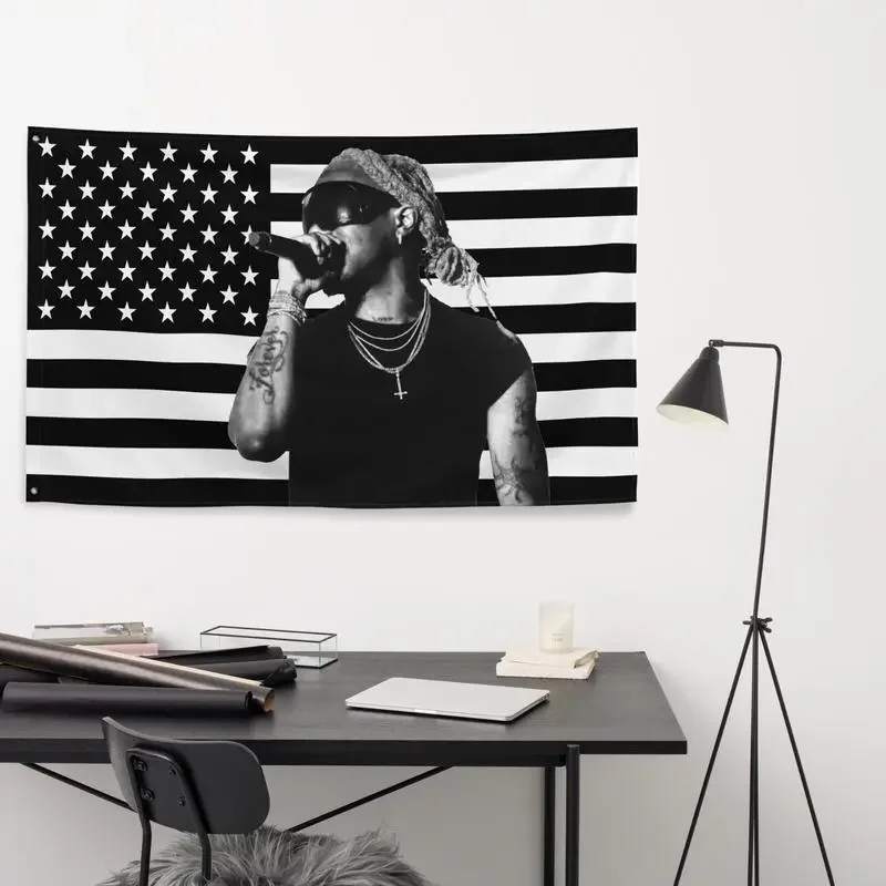 D-Destroy L-Lonely Flag Outdoor Decor Flaga Funny Flags for Bedrooms Garage Decoration Barber Shop Decorative Home Objects Items