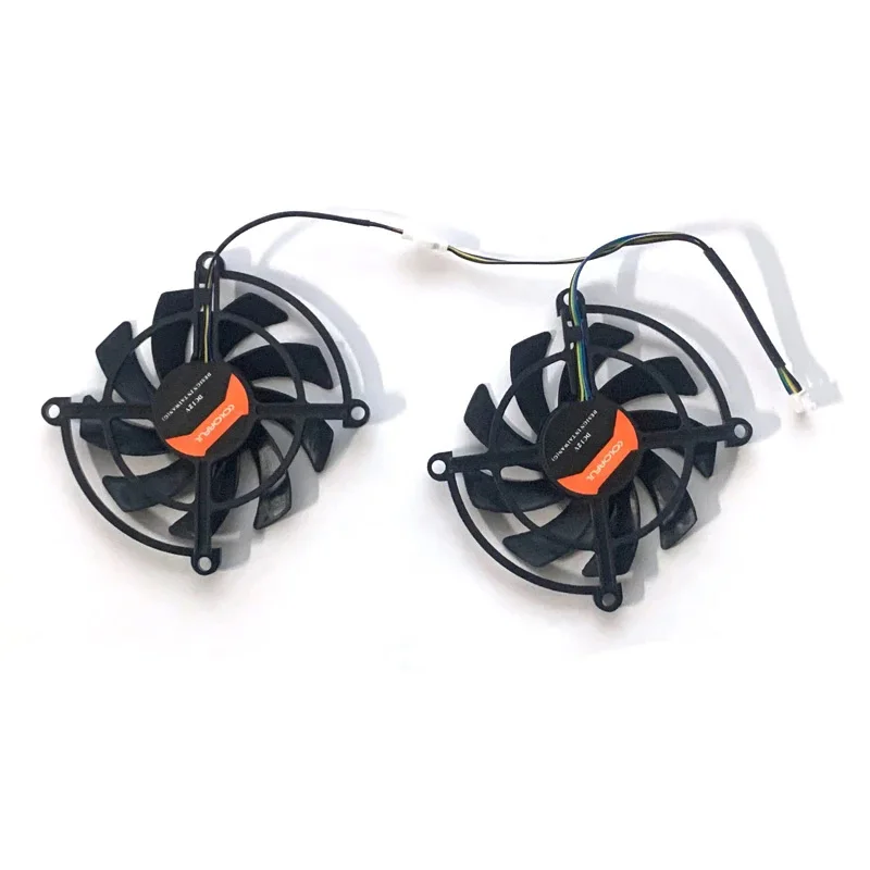 2pcs New 85mm GPU Cooler for Colorful Geforce GTX1070 1060 GTX1070 GTX1060 Graphics Card Replacement Cooler