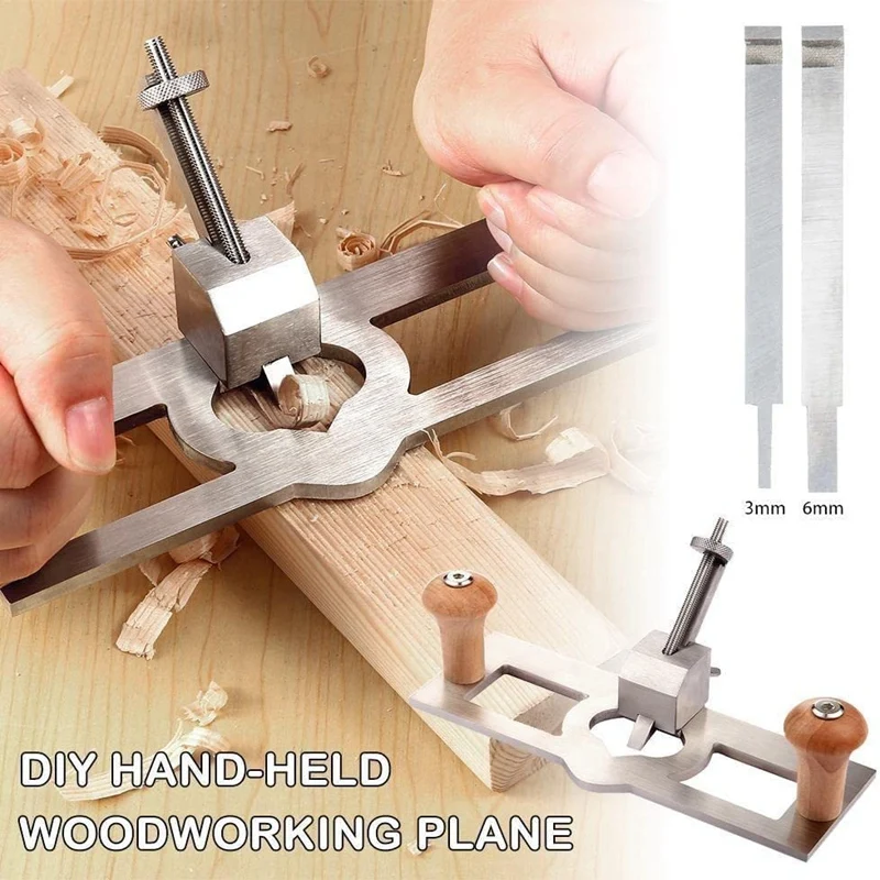 AC23-Planer Hand Tool Planer Hand Push Planer Woodworking Router Plane Handheld Router Trimming Carpenter Tool Plane