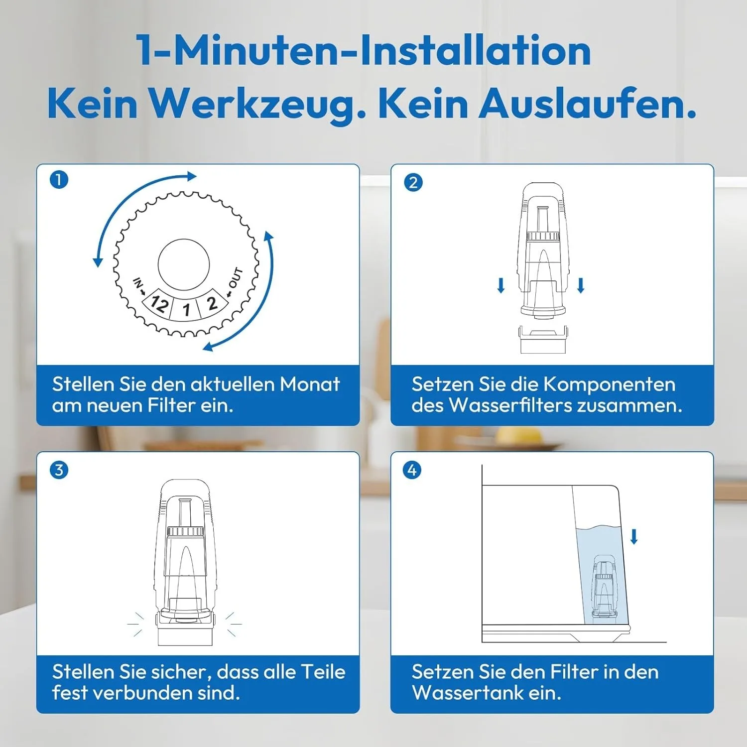 Replacement Water Filter for Breville Sage BES008 Compatible with Barista Pro BES878 Touch BES880 Oracle BES980 BES990 view 6