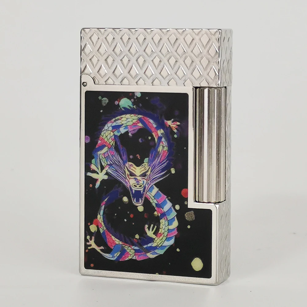 

Cool Lighters Loong Soft Flame Bright Sound Dragon Butane Rechargeable Tobacco Cigarette Accessory For Boyfriend's Gift New