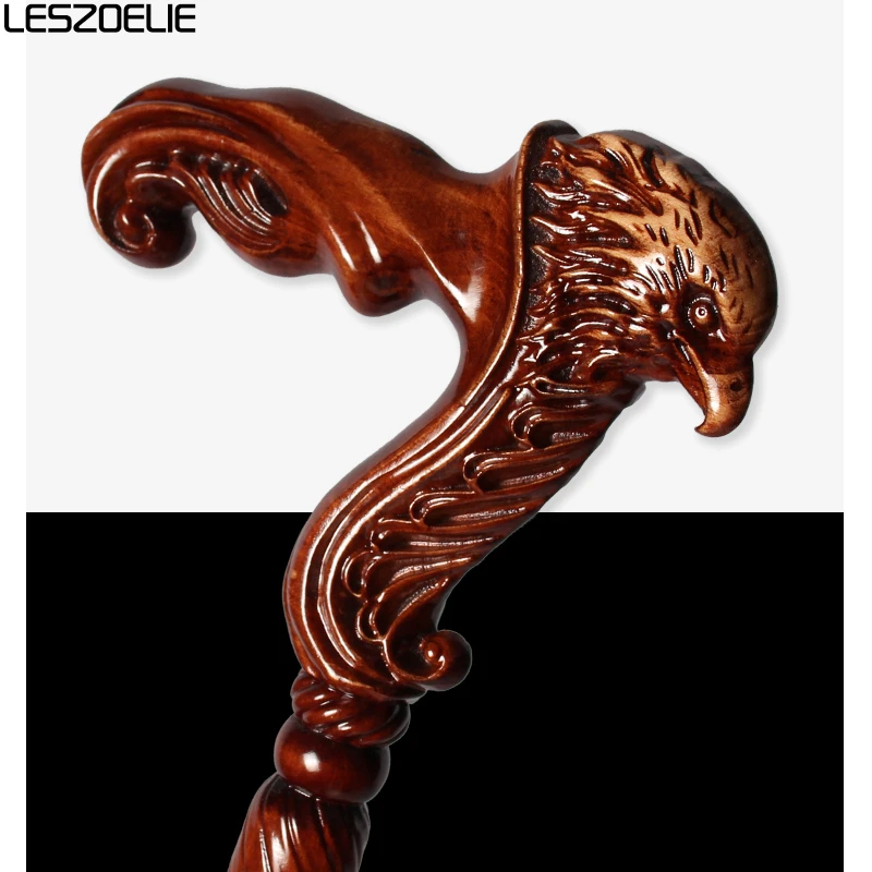 95cm Eagle Style German Beech Wooden Walking Stick Men Detachable Walking Canes Women Elegant Walking Sticks