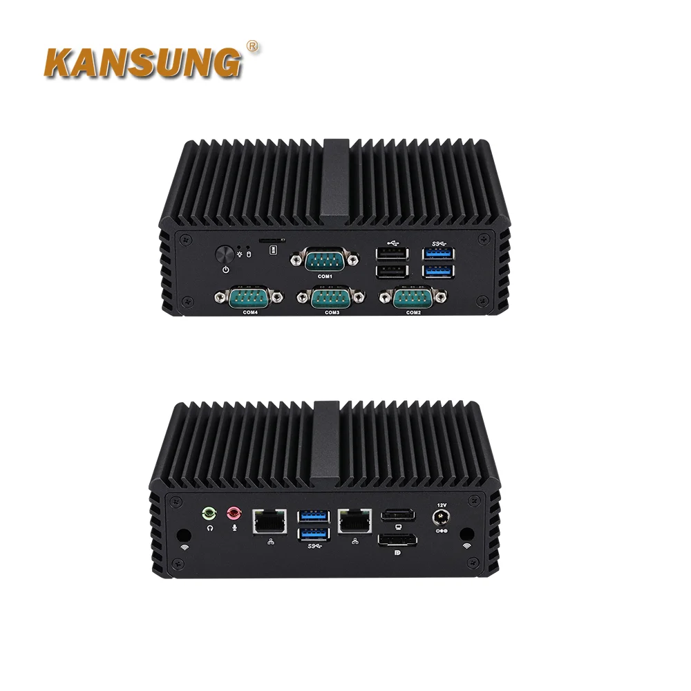 Kansung Core i3-10110u dual core processor Industrial computer 2*2.5g lan fanless mini pc