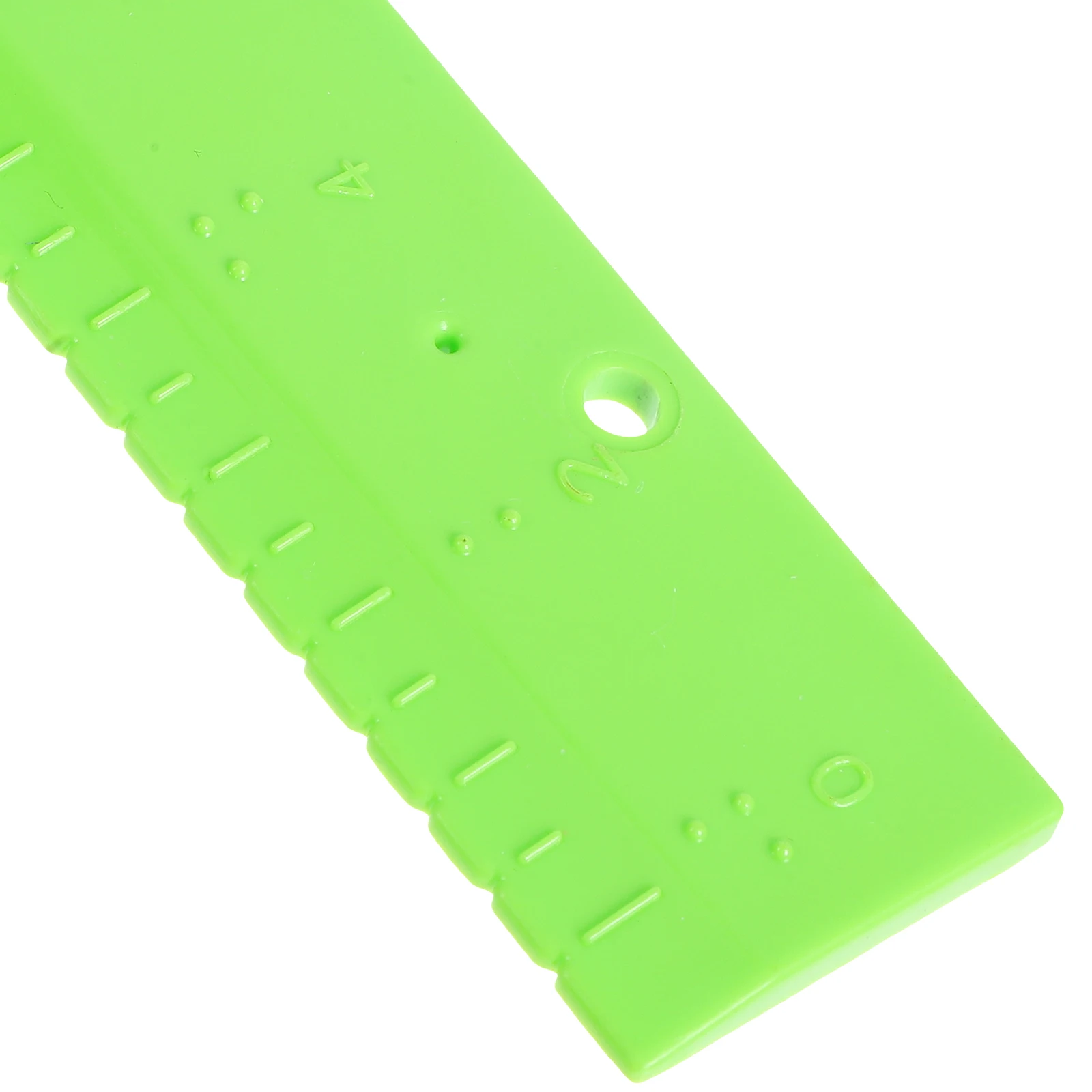 Tactile Measuring Ruler for Blind People Accurate Engraved Scale Reusable Straight Sturdy Construction Daily