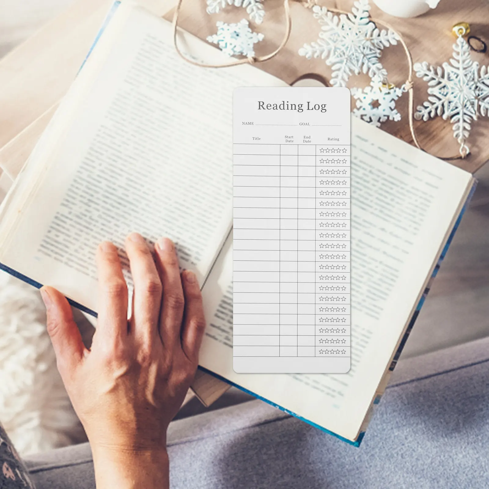 Book List Bookmark Accessories for Reading Lovers Marks Markers Tracker Tracking Bookmarks