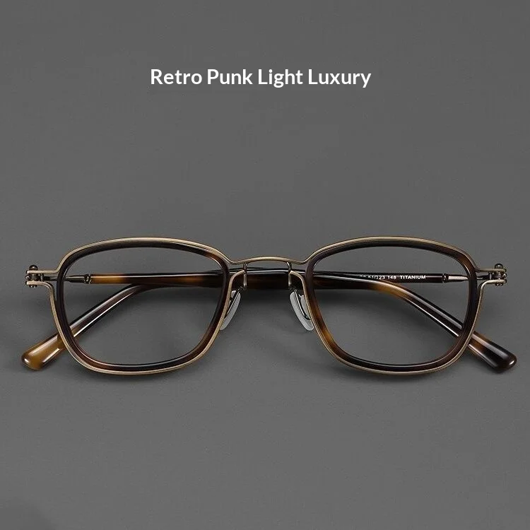 Monture de lunettes de vue carrée en acétate tendance pour hommes, verres optiques progressifs anti-lumière bleue