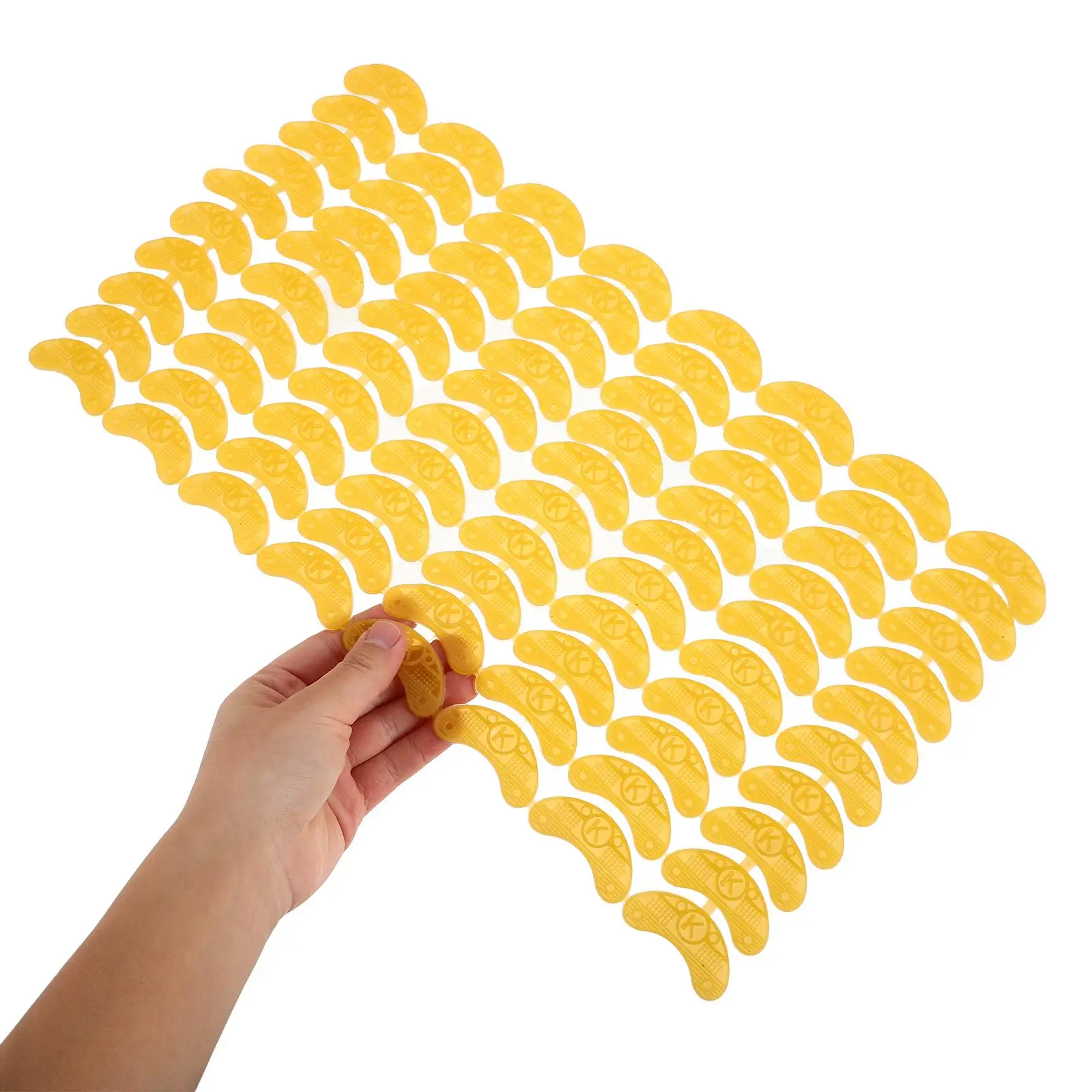 80 Pcs Durable Rubber Anti Slip Shoe Beef Tendon Sole Heel Stabilizer Noise Reduction Foot Care Pads Shoe Heel