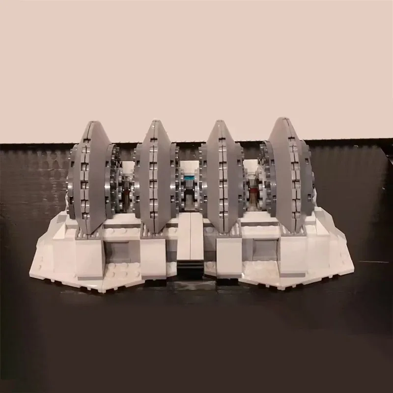 MOC Space Wars Hoth 4-Tier Main Power Generator Assault on Hoth Building Blocks Ultimate Collector DIY Bricks Models Toys Gifts