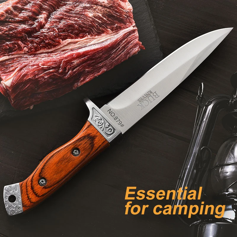 Outdoor Portable Knife Camping Style High Hardness Fruit Knife Outdoor Camping Style Knife Camping Style Sharp Straight Knife