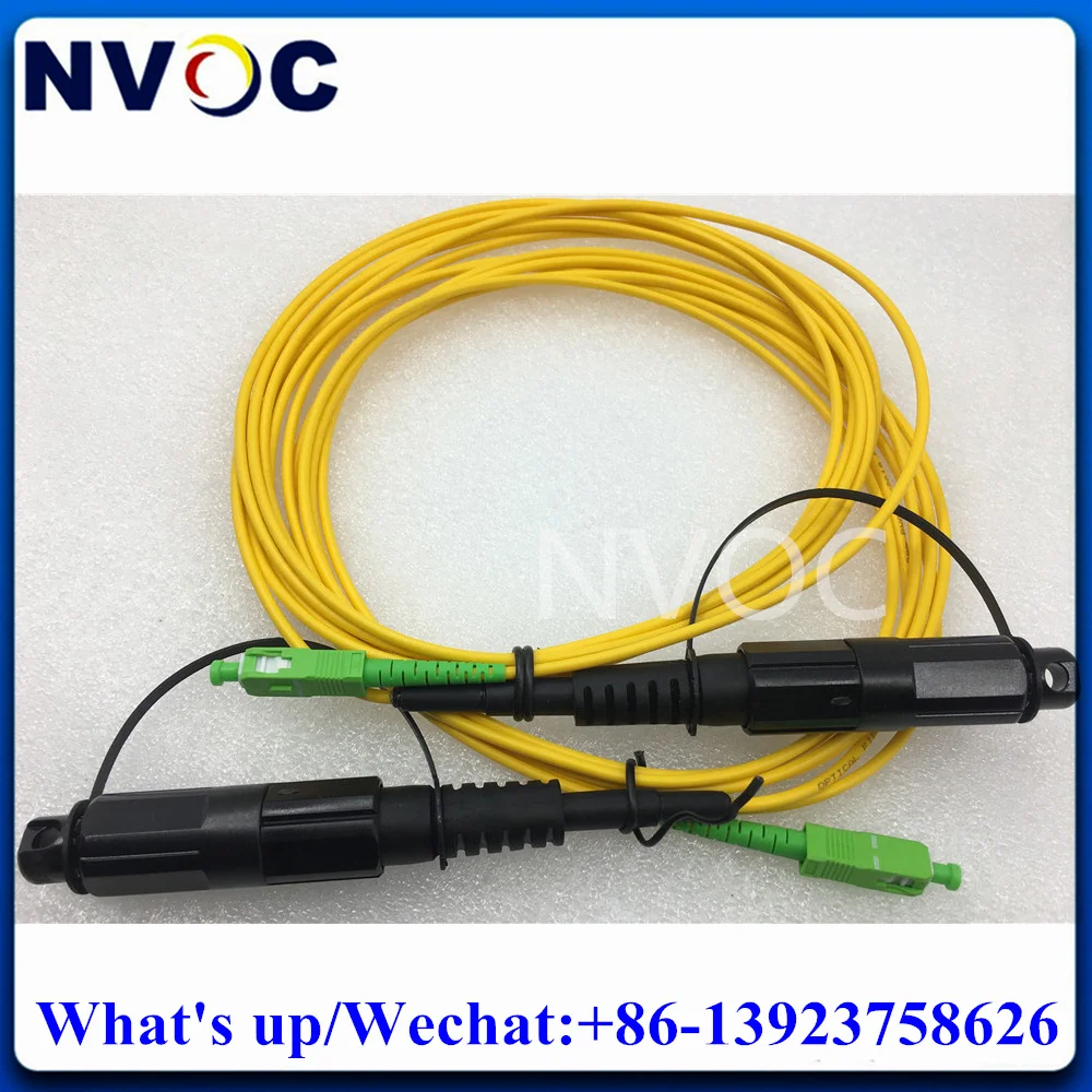 

5Pcs IP68 SOS Corning for Waterproof Patch FTTH Fiber Optic Cord Cable 1M 2M 3M 5M 7M 10M with SC/APC Optical Jumper Connector