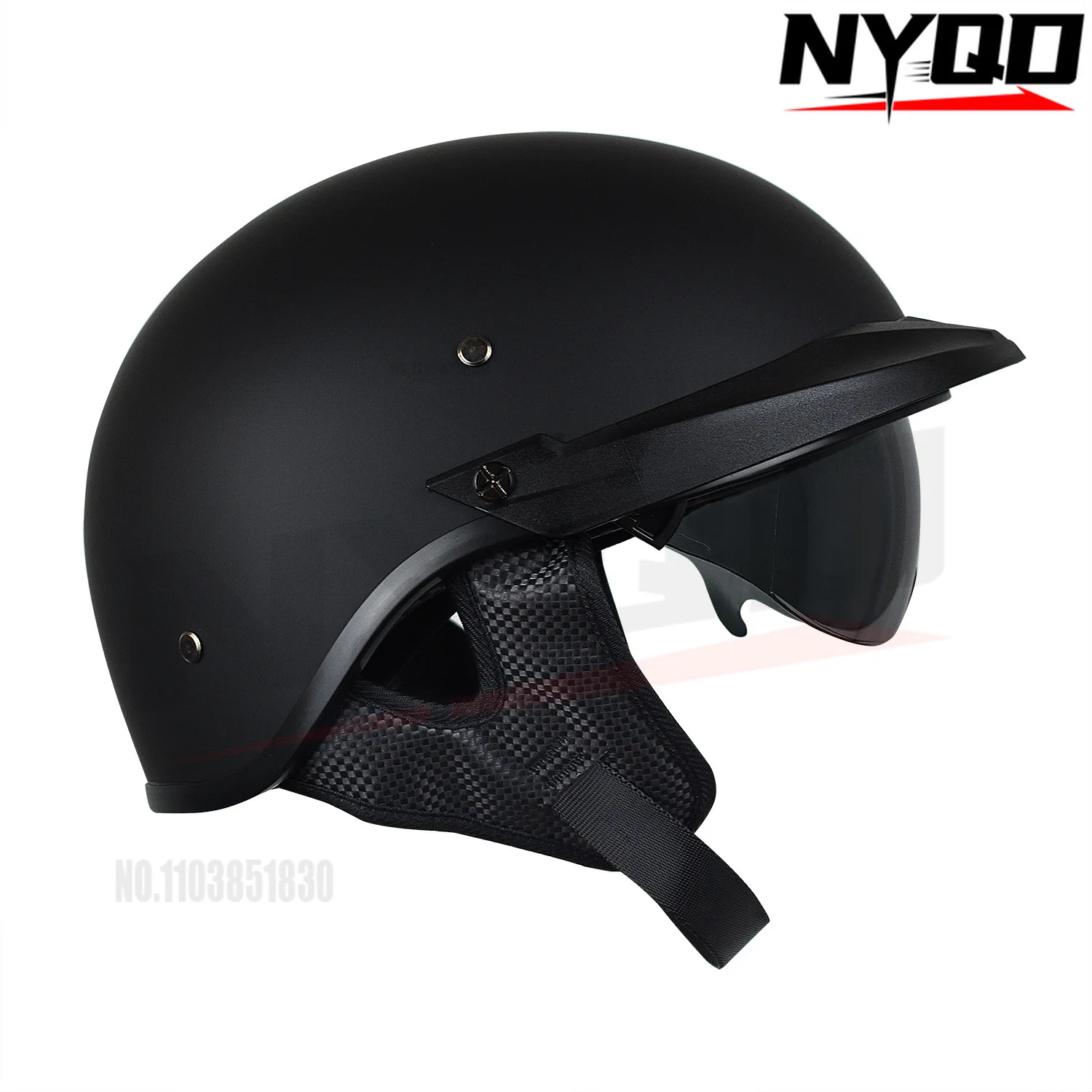 Motorcycle Half Helmet DOT Certified Electric Vehicle Safety Helmet for Men and Women Summer Riding Helmets moto accessories