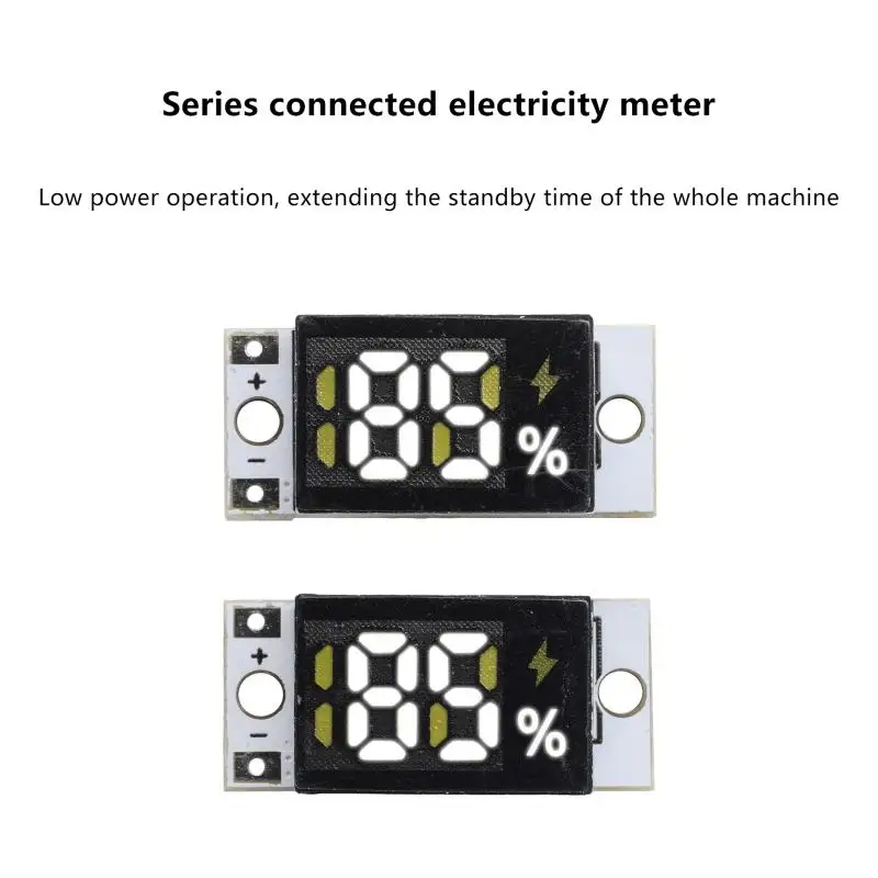 New New 1S 2S 3S4S Lithium Battery Indicator Module Mini LED Percentage Display Battery Meter Mini Power Display Indicator