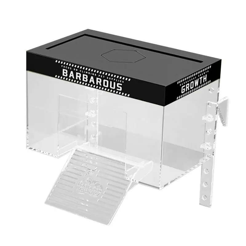 Décoration de tortue en acrylique, accessoires de décoration spacieux pour terrasse, Terrarium, Villa d'habitat