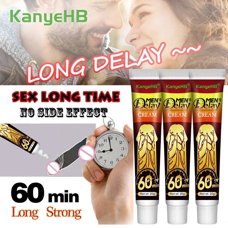 

3Pcs Sex Delay Cream For Men Erection Cream Male External Use Premature Ejaculation Prolong 60 Minutes Penis Enlargment A1766