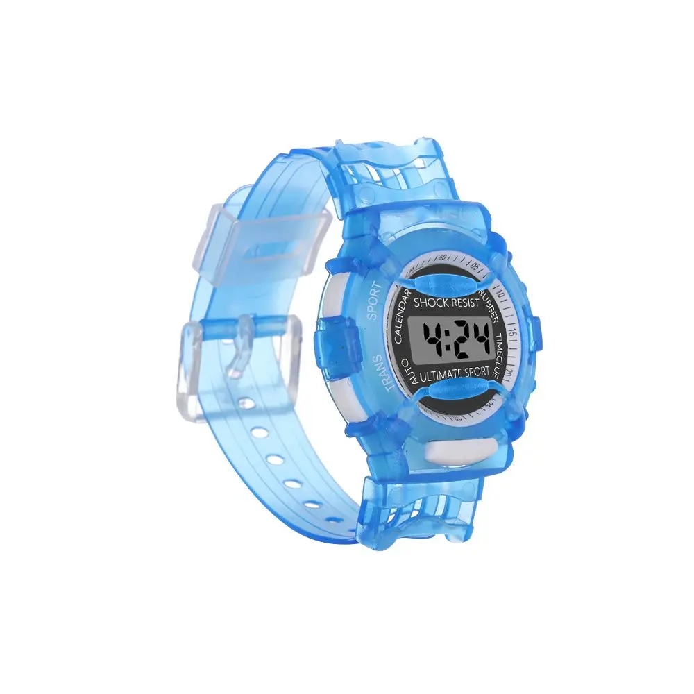Gifts  Unisex Cartoon Electronic Meter LCD Wristwatch Children Digital Watches Candy Wrist Watch