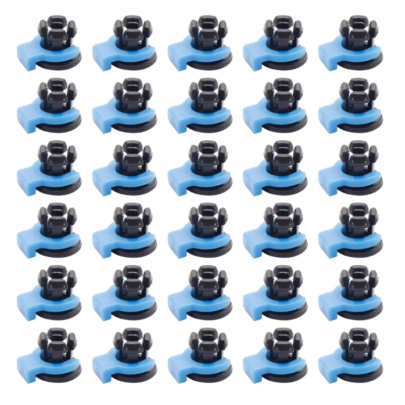 10/20/30/50Pcs Clip Pipe Embedded Clamp Bowden Coupling for Metal Heatsink Hotend Tube 4MM Collet Extruder Connector LX9A