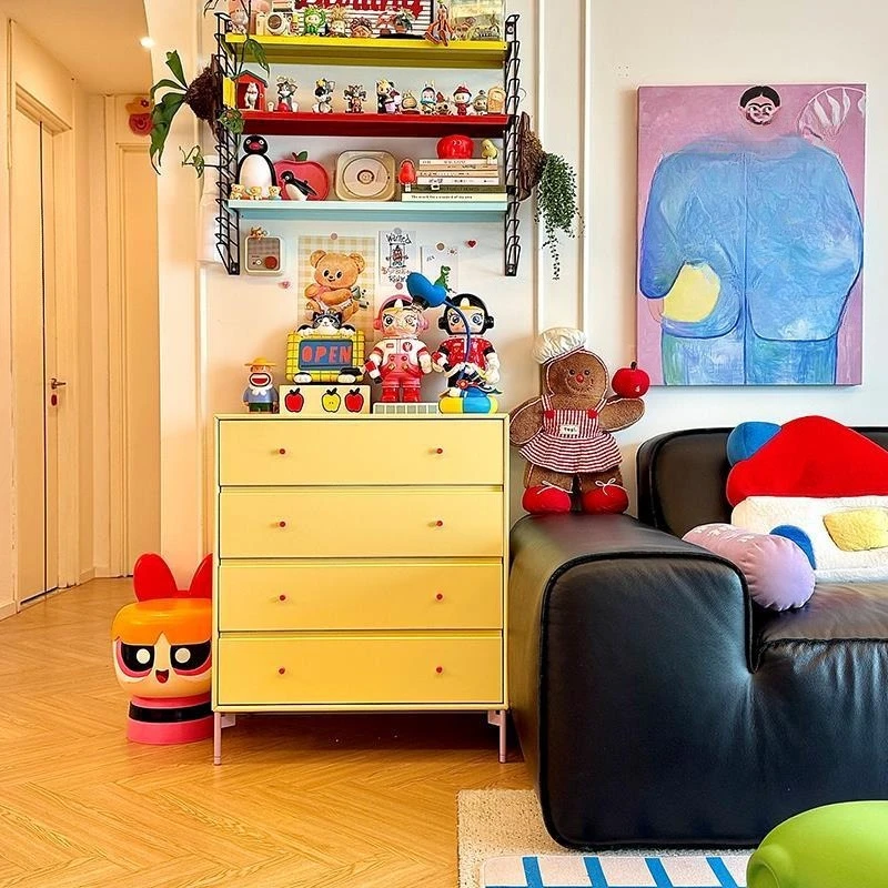 Nordic style, three buckets, four buckets, five buckets, lockers, storage cabinets