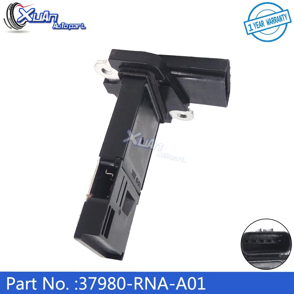 

37980-RNA-A01 Car MAF MASS AIR FLOW METER SENSOR For Honda Accord Civic Crosstour CR-Z Ridgeline Fit Insight Odyssey Pilot Acura