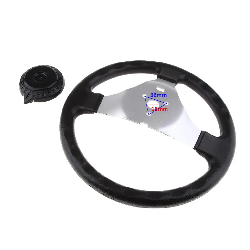 300.8 inch Steering Wheel with  3 Spoke for Go-Karts 150 250cc