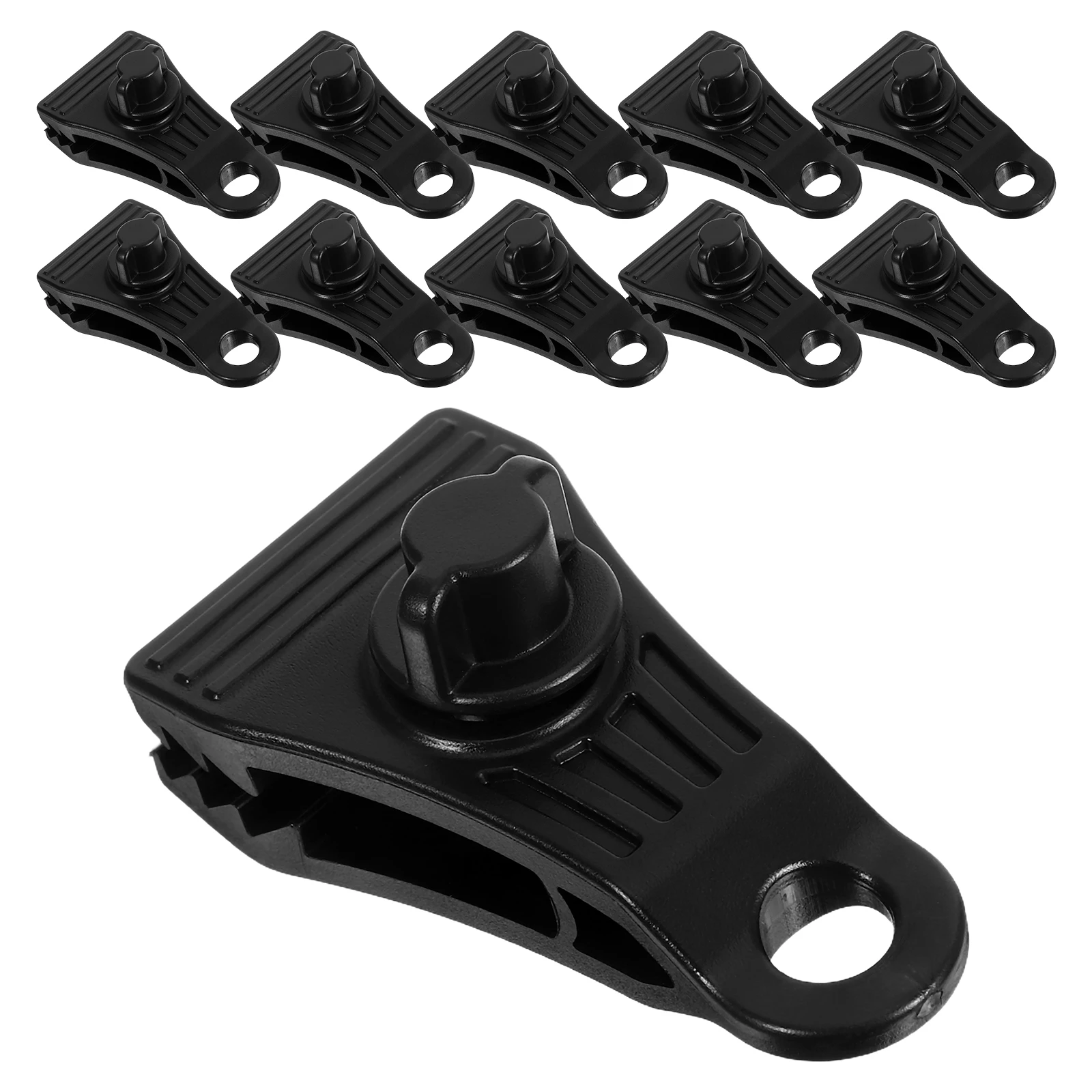 

20 Pcs Outdoor Tent Clip Fixed for Canopy Fixers Awning Convenient Clips Tarp Heavy Duty Hiking Clamps Fasteners
