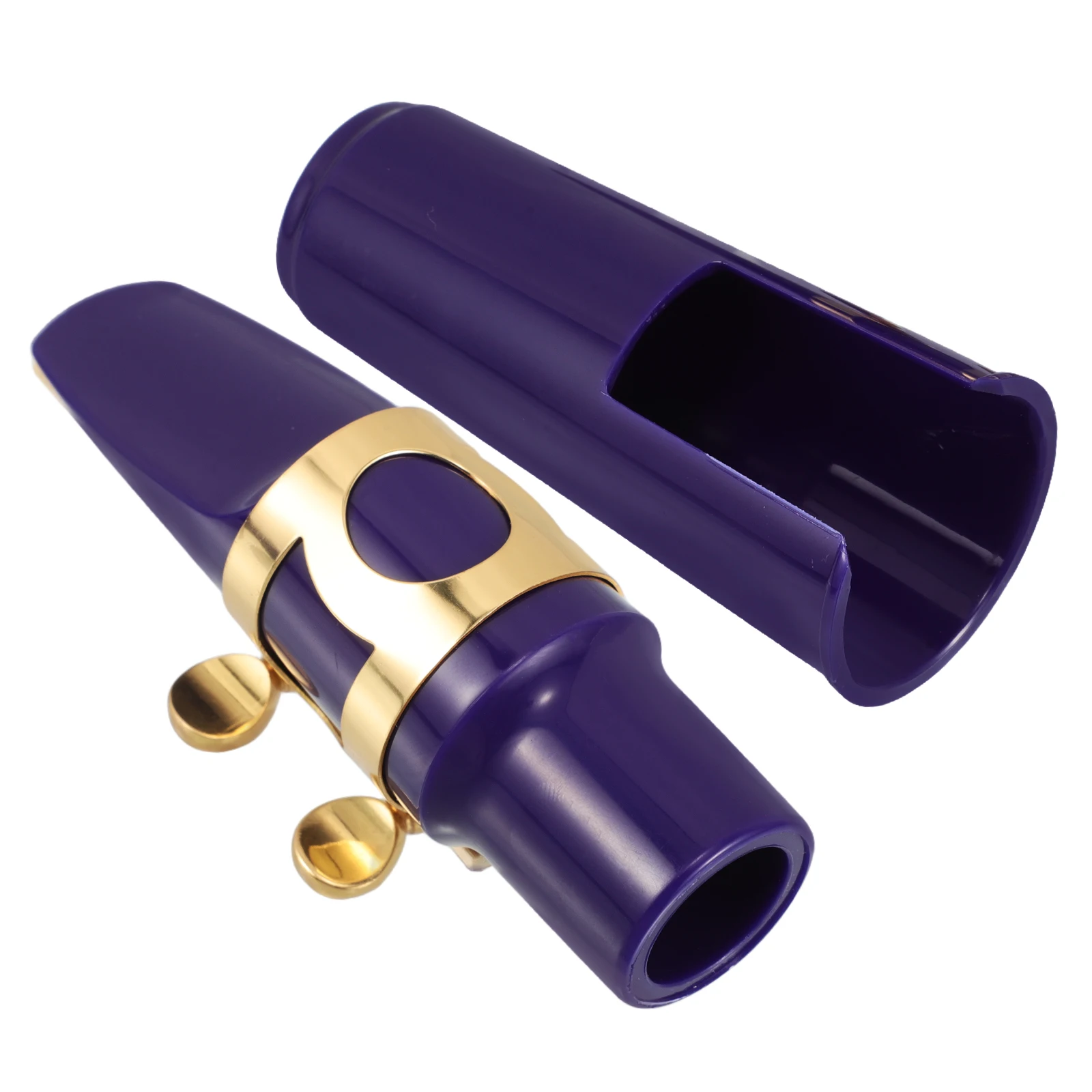 

1 set Alto Saxophone Mouthpiece Cap Metal Ergonomic Design Durable Reliable Materials Clear Sound Precision Performance Stylish