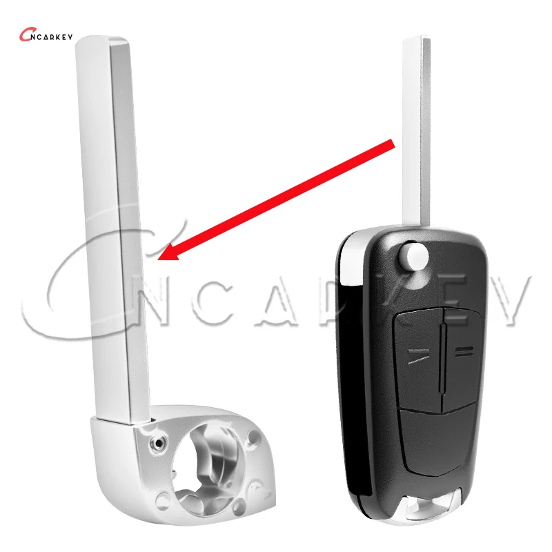 Flip Remote Key PCF7941/7946 fit Opel Vauxhall Astra H Zafira B Corsa D Vectra C Signum ID46 Chip 433Mhz With Logo 2/3 Buttons