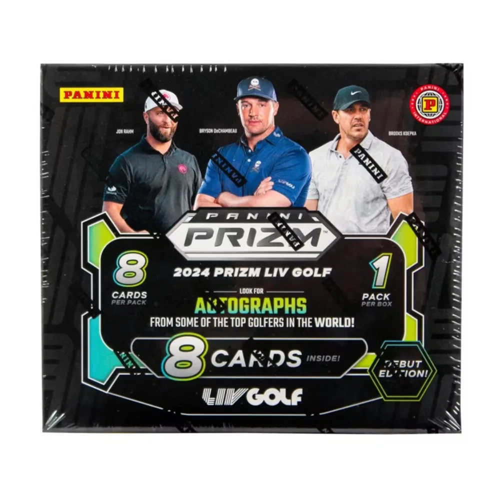 Panini2024Prizm Golf Hobby Box Factory Sealed Signed Autograph Destination Exclusive Shiny Parallel Ultra Rare Insert Hobby Gift