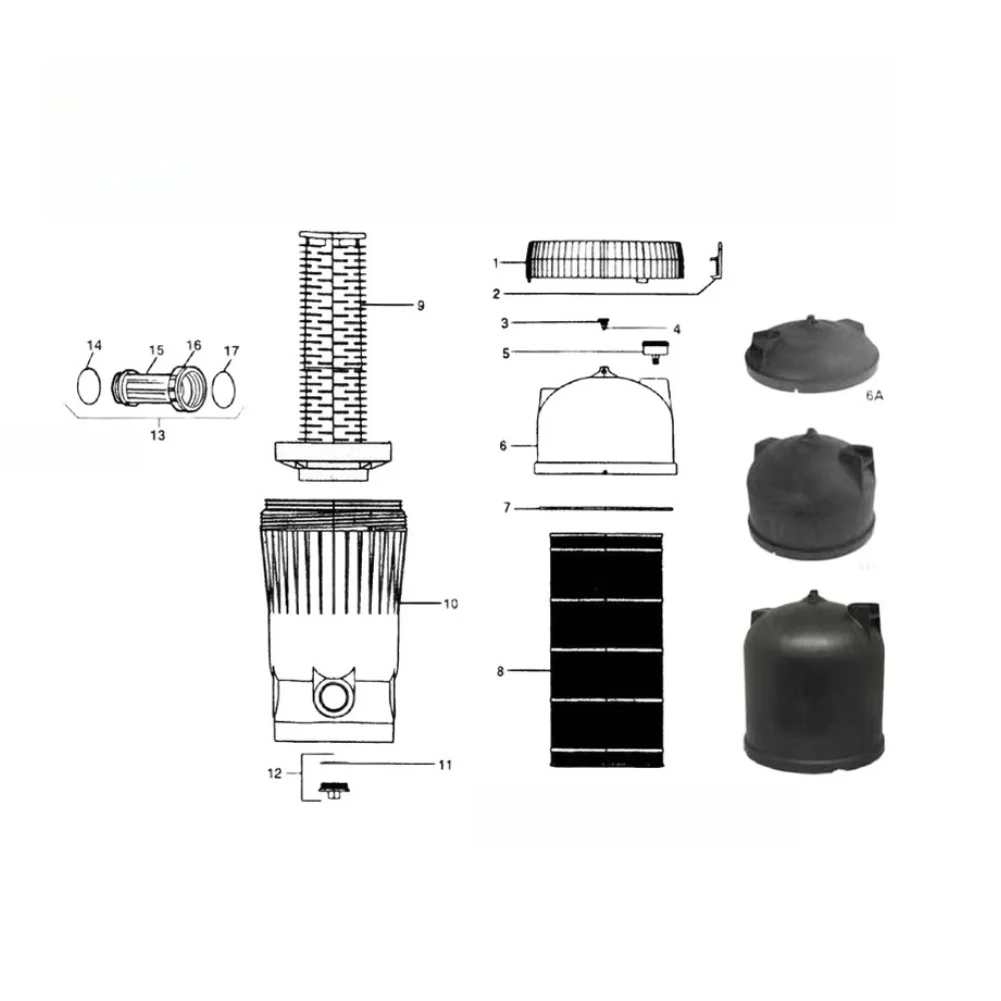 Replacement Cover Latch For Pool Pool Filters Black Pool Filter Latch Robust ABS Material Outdoor Weather Resistant