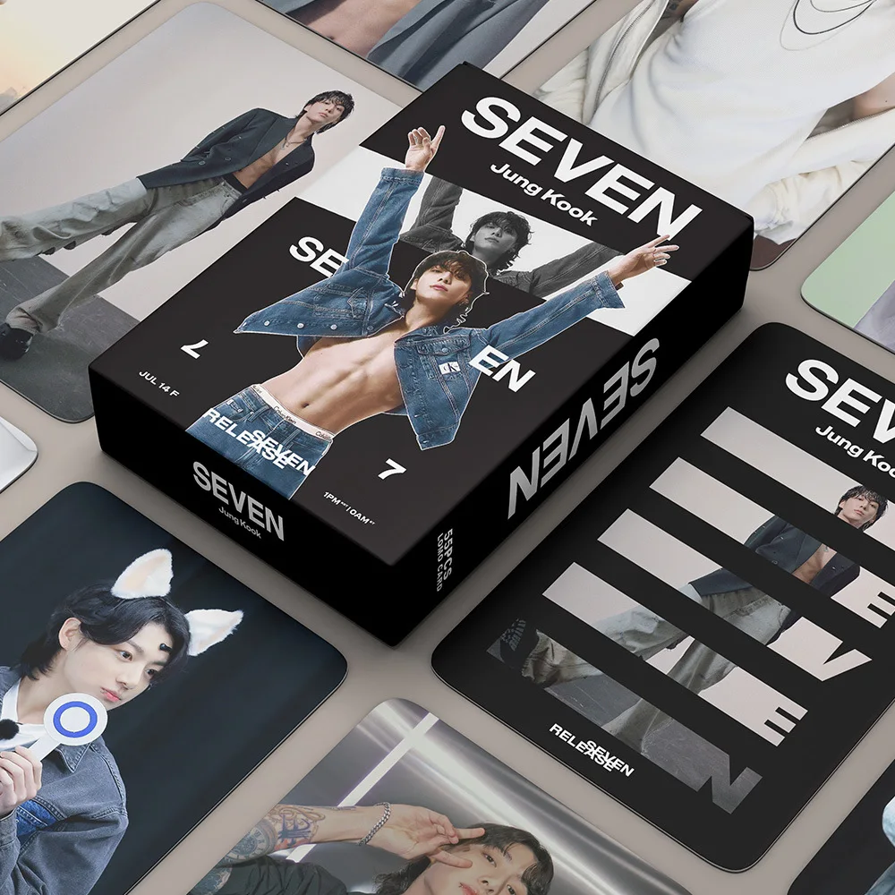 55pcs/Set Kpop Me Myself Lomo cards JK seven SOWOOZOO Photocards For fan Idol HD collectible card