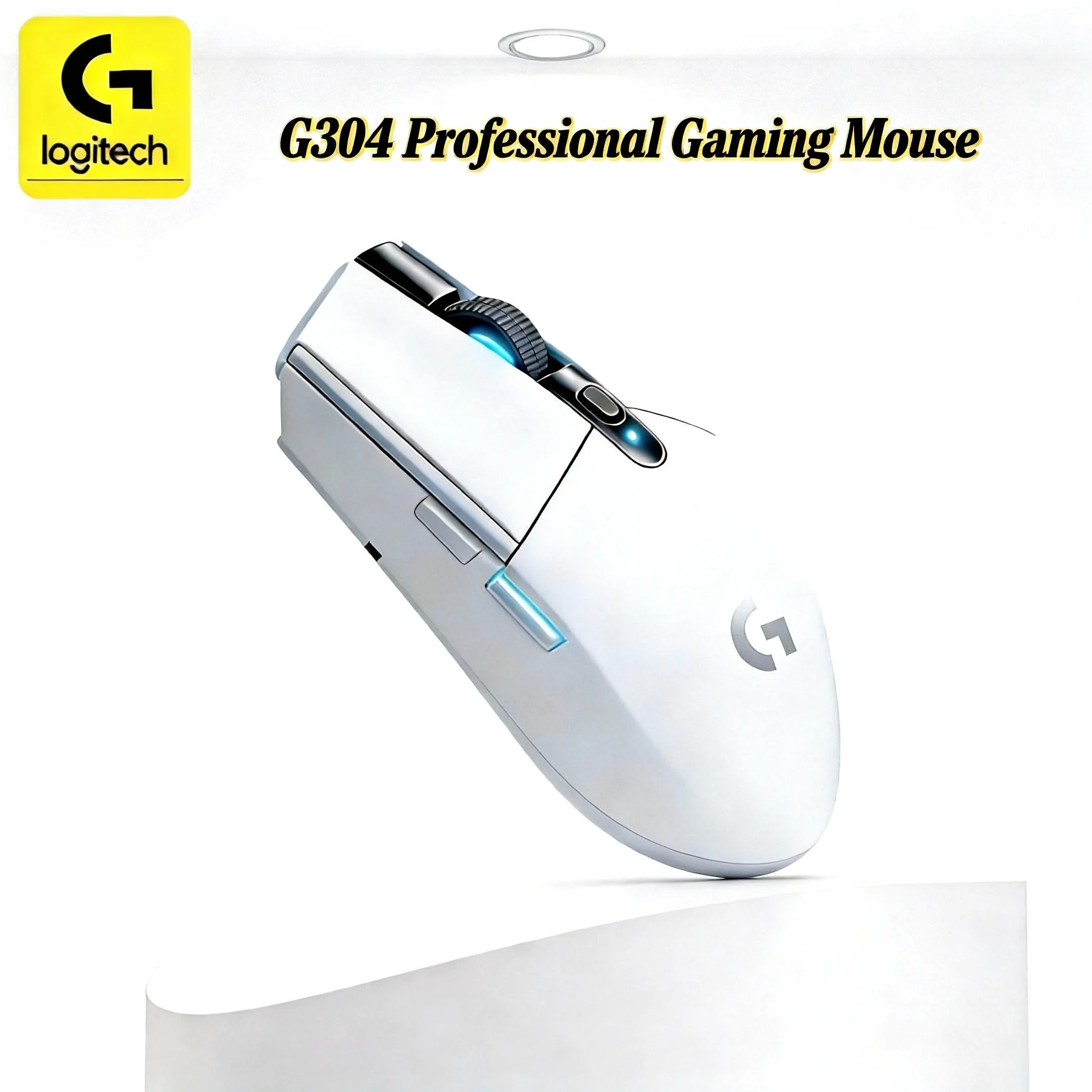 

【Comfortable Grip】Logitech G304, 12000 DPI, 6 programmable buttons, ergonomic design, comfortable for extended use.