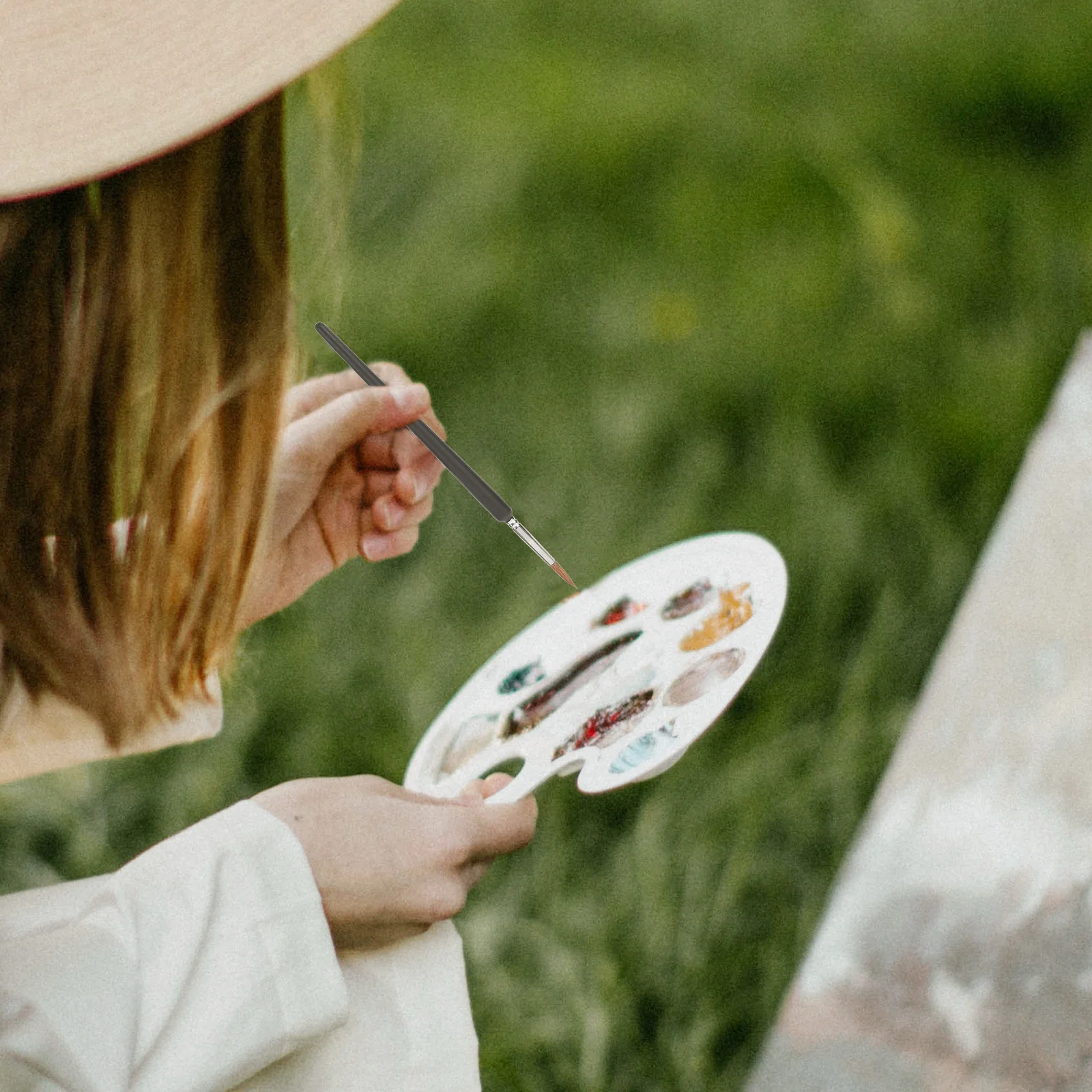 

6Pcs Fine Artist Paint Brushes Premium Watercolor Acrylic Oil Painting Detail Paint Brush Set for Professional Beginners Art