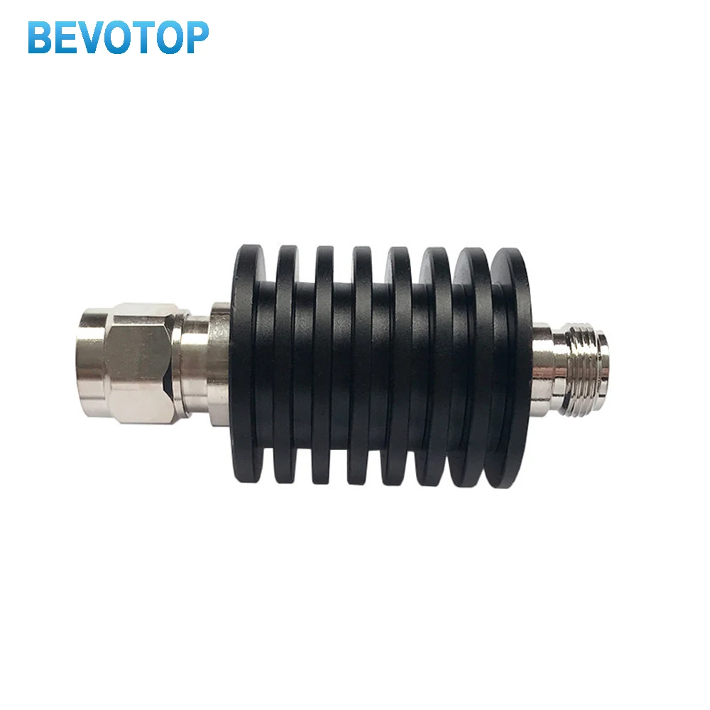 25W N Type Attenuator DC-3Ghz/4Ghz Power Connector 50ohm RF Coaxial 1/2/3/5/6/10/15/20/30/40/50db Attenuator N Male to Female