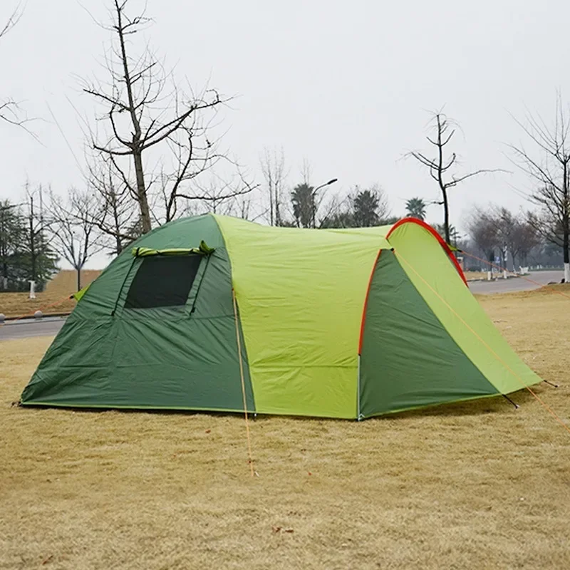 New Tunnel Tent Outdoor One Room One Room Thick Wind and Rain Tent Camping Sun Screen Tent