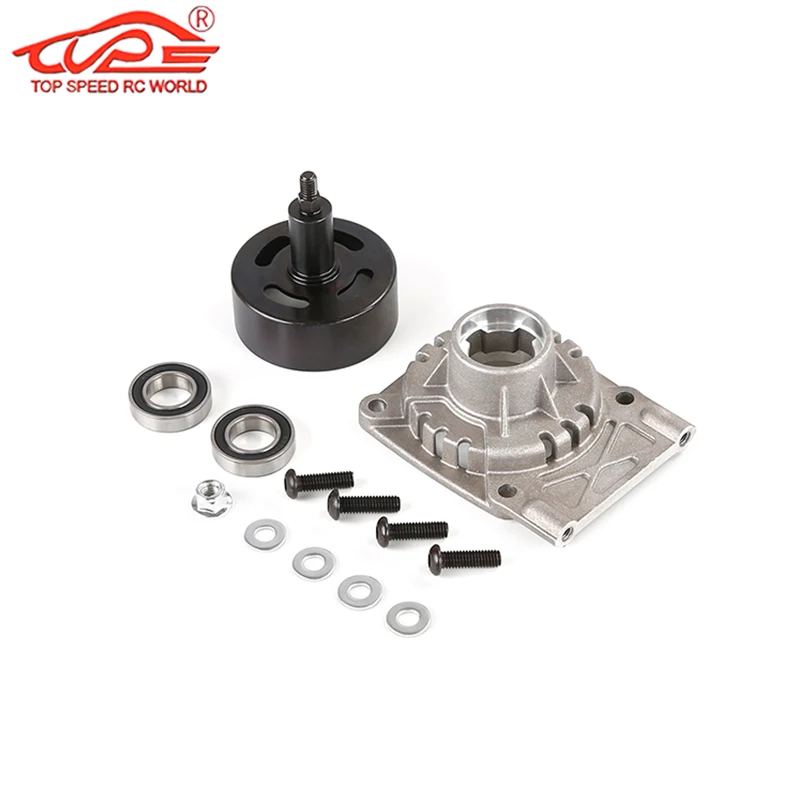 Engine Upgrade Parts New Metal Clutch Bracket Kit with Hex Clutch Bell for 1/5 Scale Rc Car Gas Losi 5ive-t Rofun Rovan LT KM X2