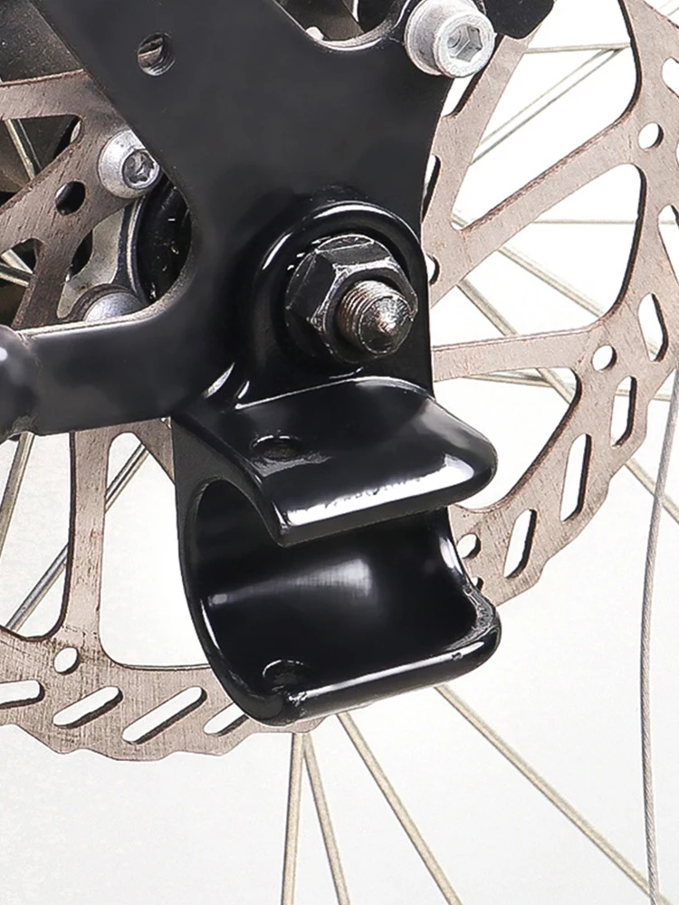 Enganche de remolque de bicicleta con montaje en taza, accesorio compacto de Metal de acero, acoplador de enganche de remolque de bicicleta, gancho de remolque para mascotas, piezas de remolque de bicicleta