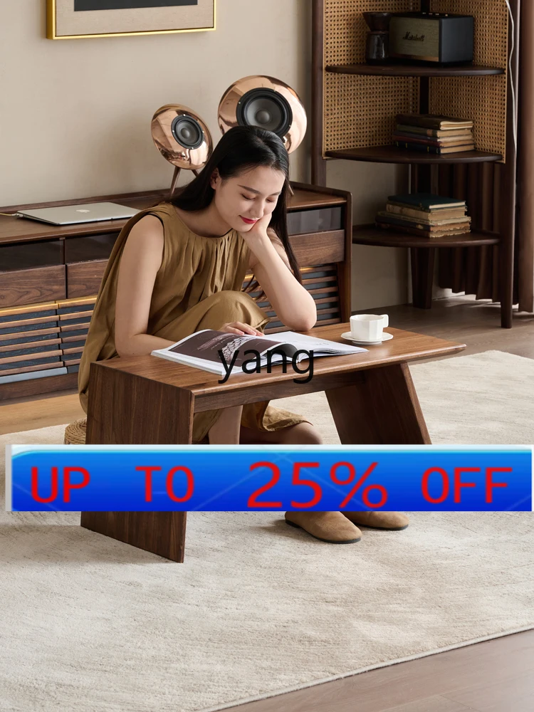 

LM solid wood sofa tea table edge table modern simple living room mini bay window corner table